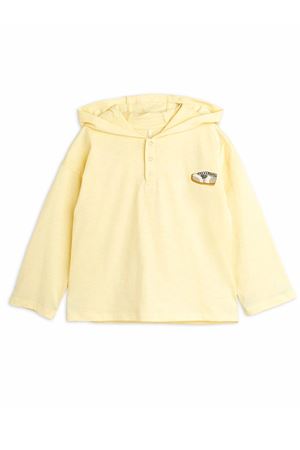 Felpa leggera con cappuccio ricamato MINI RODINI KIDS | 2422012823YELLOW